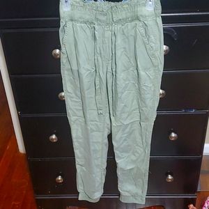 Army Green Fitted Joggers